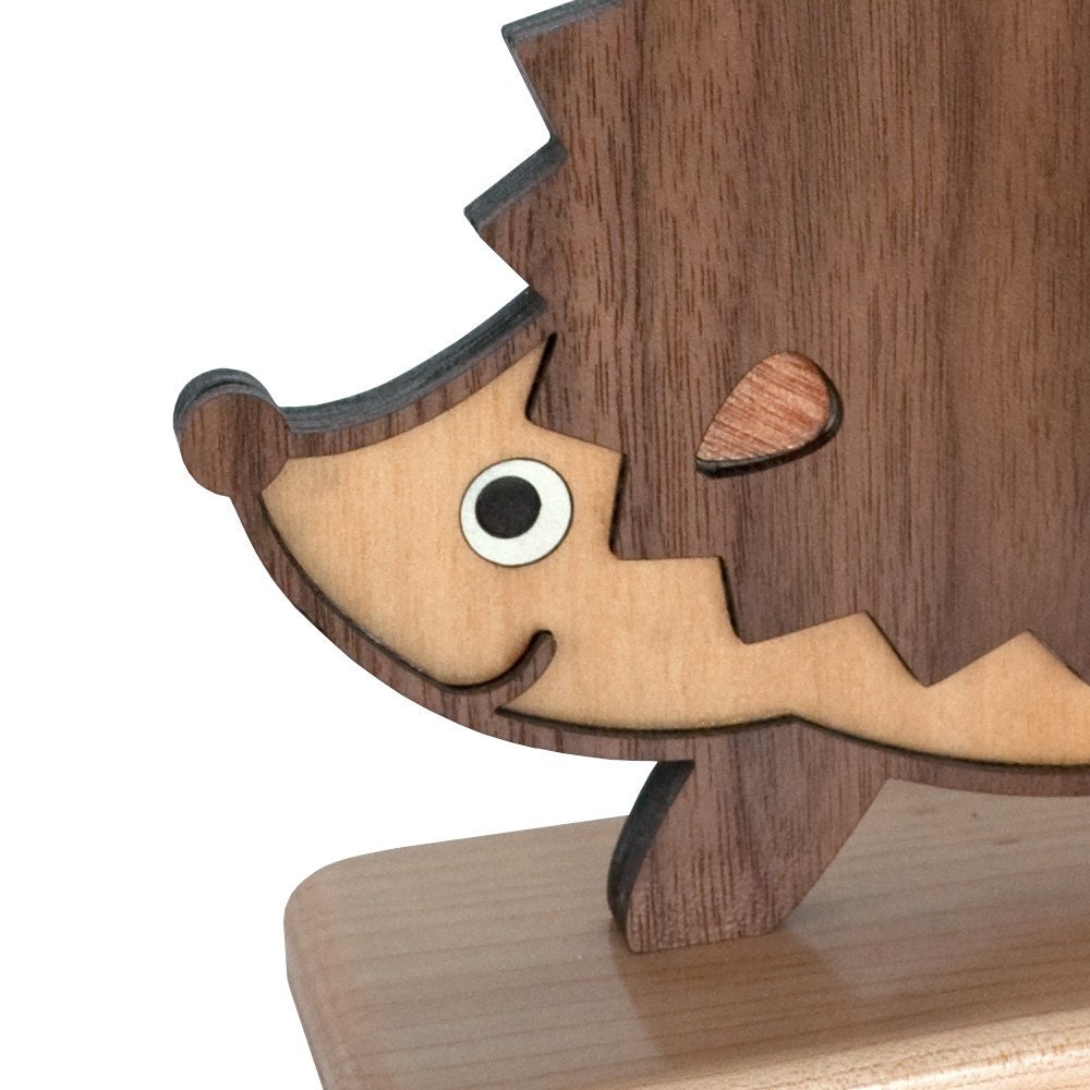 Woodland Hedgehog Forest Animal Bookend (1)