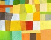 Sunny Block Abstract Print