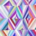 Purple Diamonds are Forever Art Print