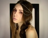 SALE Hand Made Fancy Multi Tier Chain Metal Headpiece Headdress