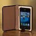 Little Black Book for iPhone 4/4S with Hidden Pocket, HICKORY Interior