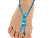 Shades of  Blue  - Barefoot sandals