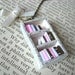 Shabby Chic Bookshelf Necklace - Book Jewelry by Coryographies (Made to Order)