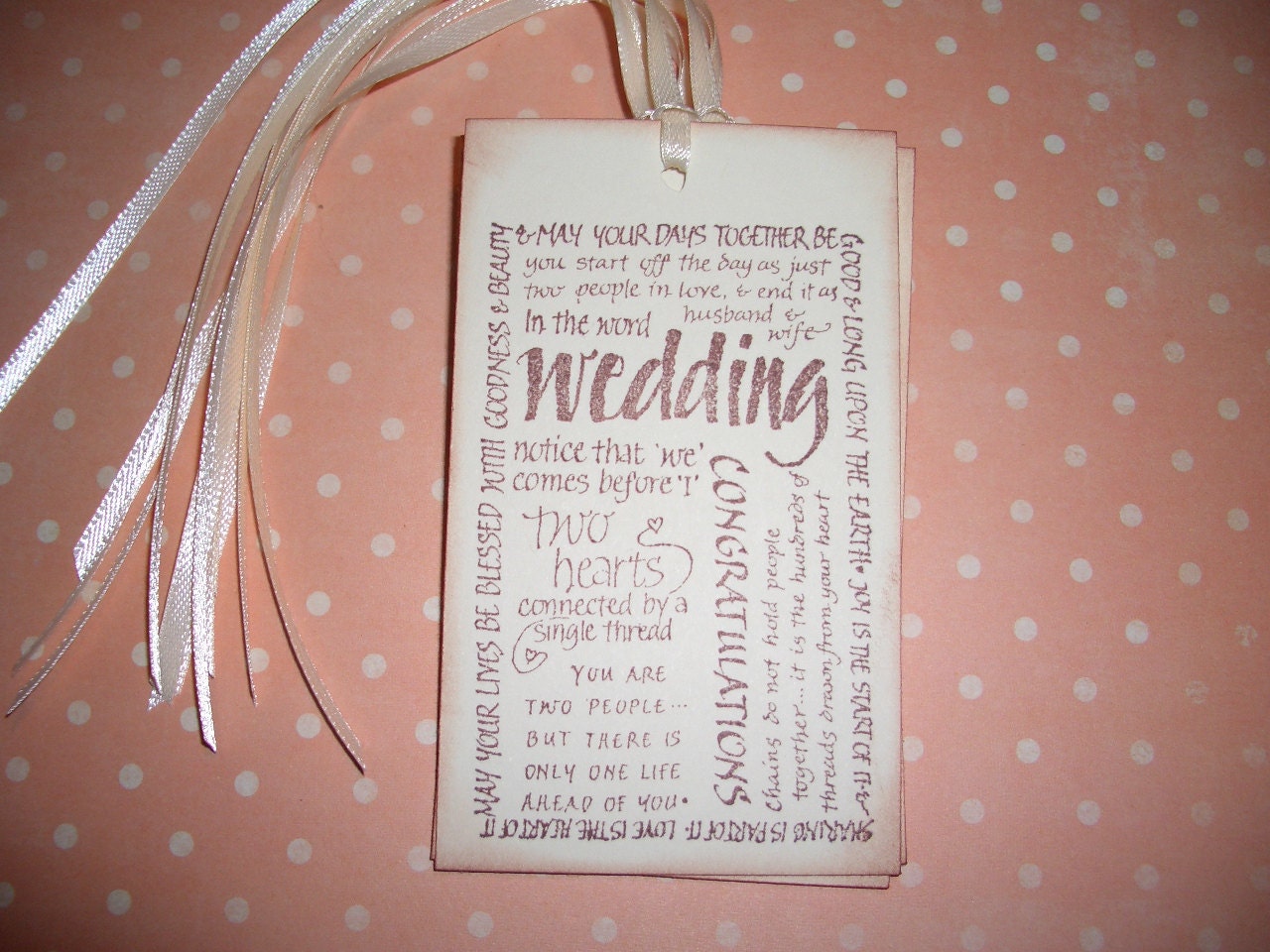 Buy gift tags and quotes - Wedding Gift Tags - Wedding Words &amp; Quotes. - Wish Cards - Wish Tree Tags - Shower - Set of Six