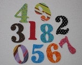 Numbers appliques Short and chunky