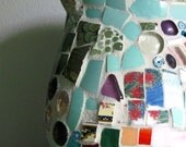 Vintage Shabby Chic Mosaic Pitcher