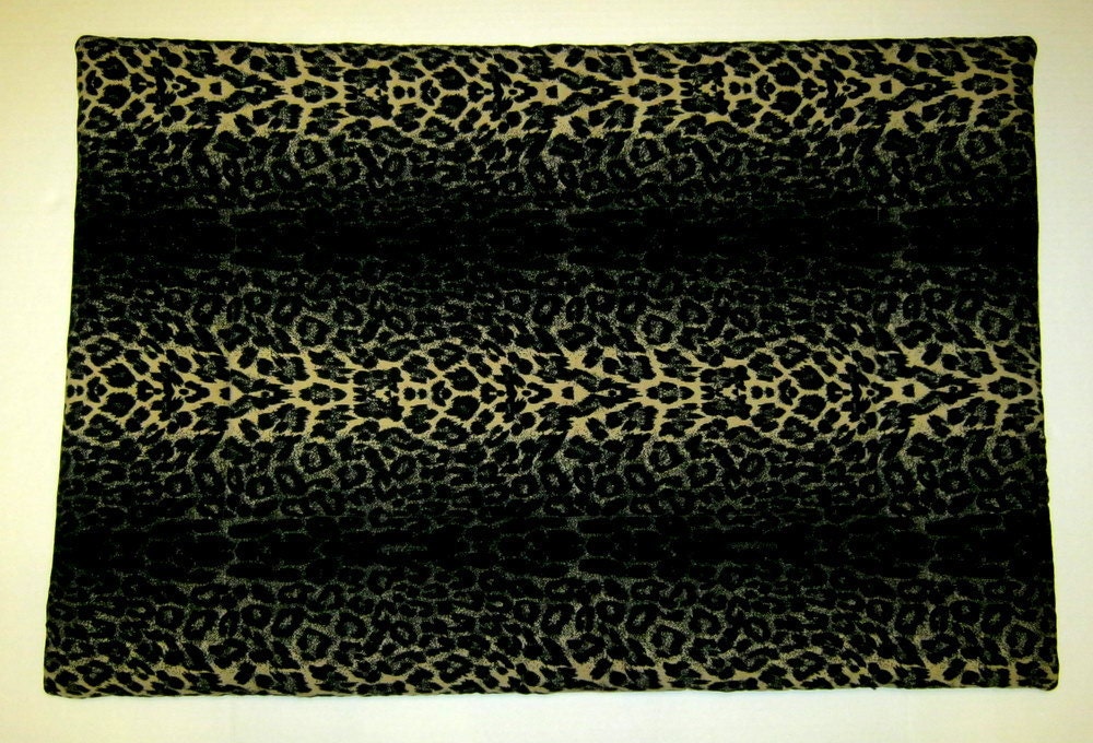 dog crate 24 x 18 on Large Dog Bed fun leopard Corduroy crate dog mat size L 36