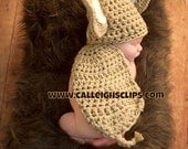 Instant Download Crochet Pattern - No. 22 Elephant -Cuddle Critter Cape Set - Newborn Photography Prop