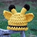 Cuddle Critter Cape - Goldie Giraffe - Newborn Photography Prop -