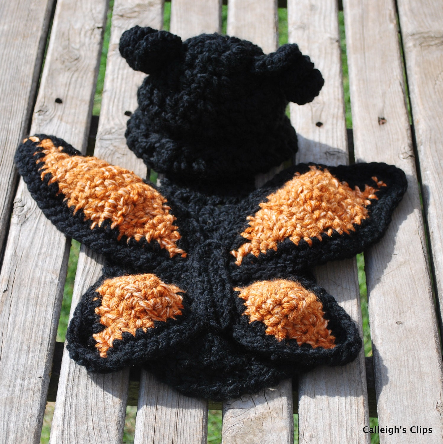 Butterfly - Cuddle Critter Cape Set - Newborn Photography Prop -
