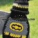 Instant Download Crochet Pattern - No. 21 - Batbaby and sidekick - Cuddle Cape Set