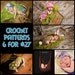 Crochet Pattern Bundle - Cuddle Critter Capes - 6 for 27.00 - you pick