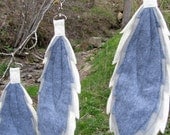 Gray  Wolf Tail with clip