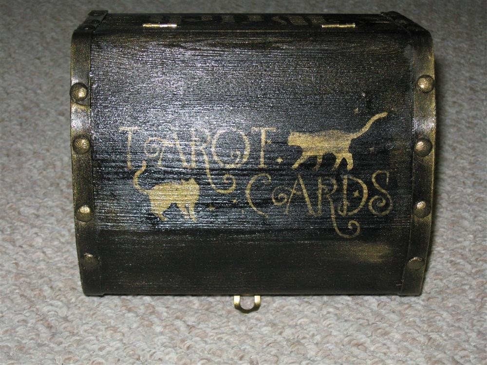witchy treasure tarot card charging box pagan wiccan samhain halloween