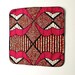 African Wax Print Pillow Cover (Bisou Ivory)