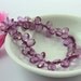 Dark mystic pink quartz faceted pear briolettes 9-10mm set of 12