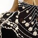 1920s black and white silk chiffon pearl-beaded gown