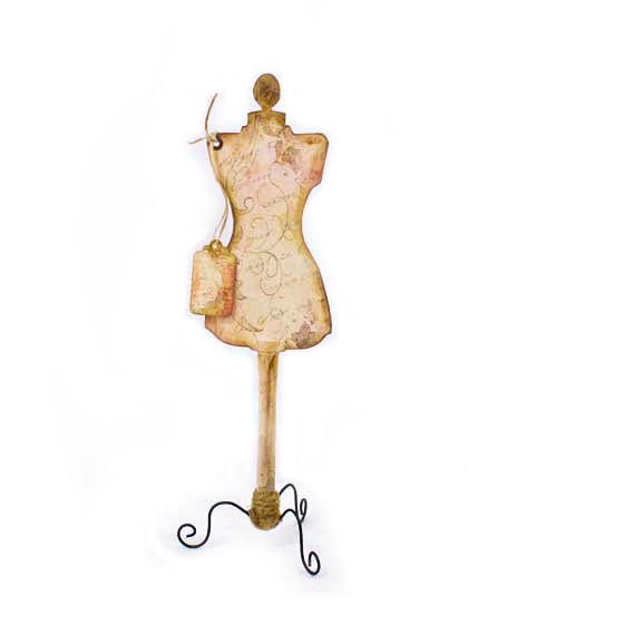 Decorative Vintage Dress Form Free Standing