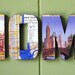 Wall Decor Wooden HOME Sign Vintage New York City Personalized Decor Custom Signage