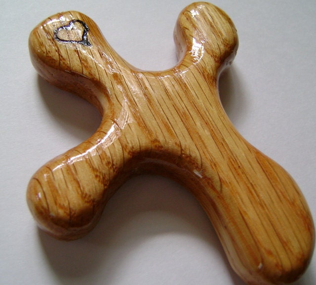 Large Size Oak Palm Cross