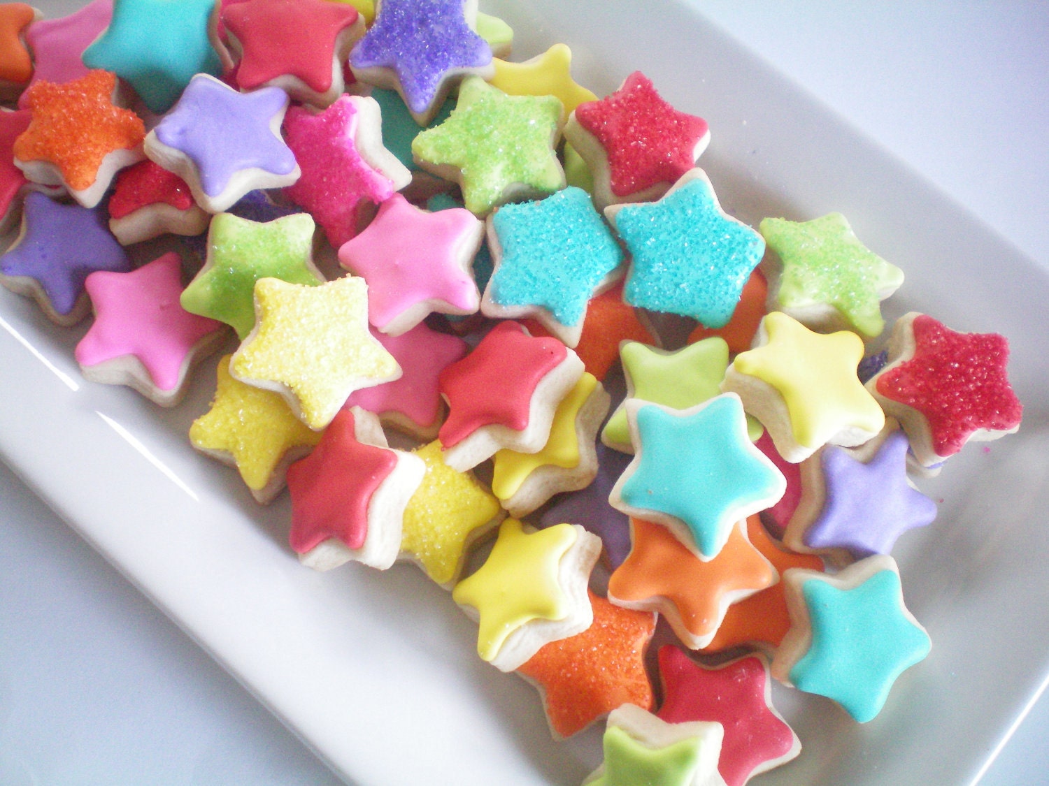 Mini Star sugar cookies