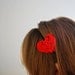 Red Sequined Heart Headband