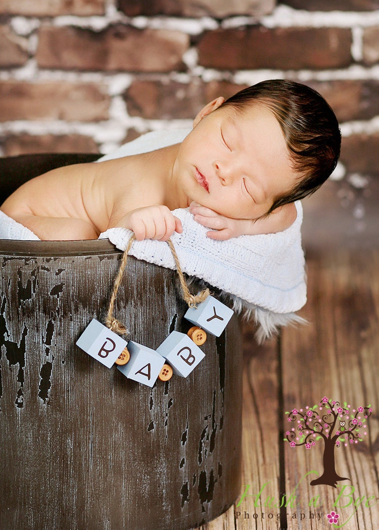 Fun and Unique Baby Blocks Photography Prop