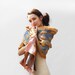 RESERVED Nuno felted scarf Brown Nuno Felted wool shawl with chunky texture multicolor pink blue brown orange white