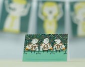 Tent Card Food Labels Place Cards from the Football Fun Collection by Spaceships and Laser Beams