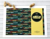 Baseball Placemat with Free Customization from the Classic Baseball DIY Printable Collection by Spaceships and Laser Beams
