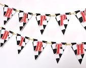 Checkered Birthday Banner from the Xtreme Awesomeness Collection by Spaceships and Laser Beams Il_170x135