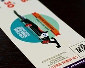 Invitation from the Vintage Race Car DIY Printable Collection by Spaceships and Laser Beams