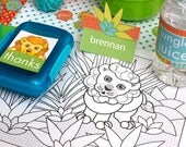 Birthday Colouring Page from the Wild Child Lion DIY Printable Collection by Spaceships and Laser Beams Il_170x135