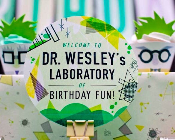Mad Science Birthday Party Sign from the Mad Science Birthday Themed DIY Printable Collection by Spaceships and Laser Beams Il_170x135