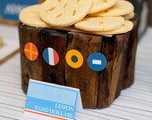 Birthday Party Nautical Decals (1 Inch) from the Vintage Nautical DIY Printable Collection by Spaceships and Laser Beams