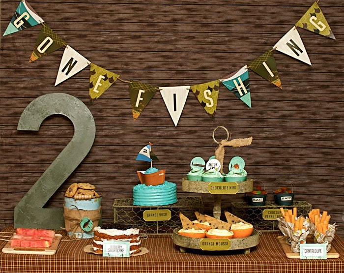 Vintage Fishing Value Package from the Vintage Fishing DIY Printable Collection by Spaceships and Laser Beams Il_570xn