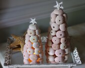 Beach Decor Set of 2 Sea Urchin Trees - Handmade Coastal Decor