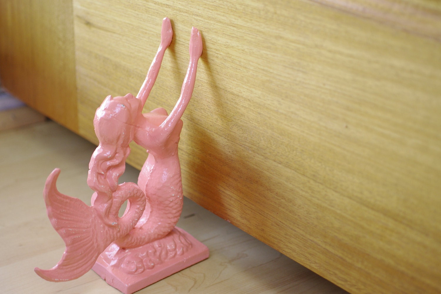 Beach Decor Cast Iron Mermaid Bookend or Door Stop - PICK YOUR COLOR
