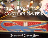 Custom Artwork Colors Order a Customized Alligator Painting Match Nursery Kitchen Bathroom Decor
