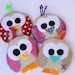 Owl ouchie bag, owie ice pack, Bird, bridie, owl, party favor, wholesale, cold pack, heat pack, boo bag, Easter basket filler