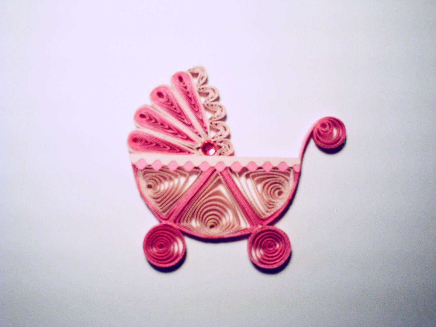 pink baby carriage