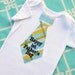 Happy 1st Father's Day Baby Boy Tie Onesie.  Choose Any Necktie Fabric.  Plaid, Stripes, Argyle.  New Dad, New Baby.