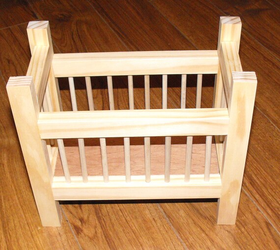 dolls crib wooden