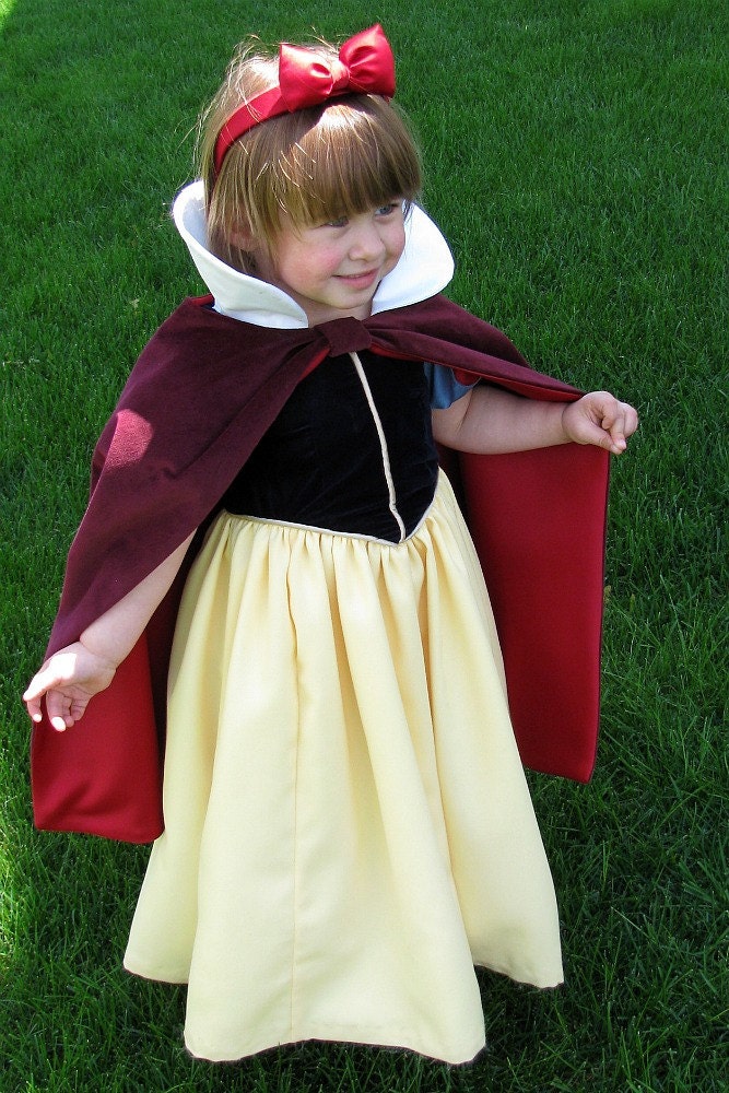 Child's Snow White Costume Custom Made