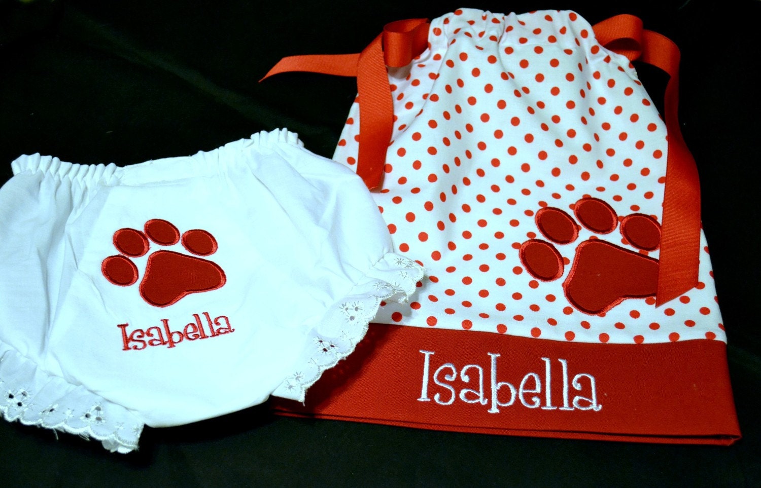 Childrens Pillowcase Dress with Matching Bloomers