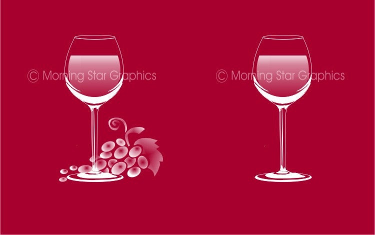 Keep Calm and DRINK WINE with Wine Glass Poster 11x14 (Cranberry featured--56 colors to choose from)