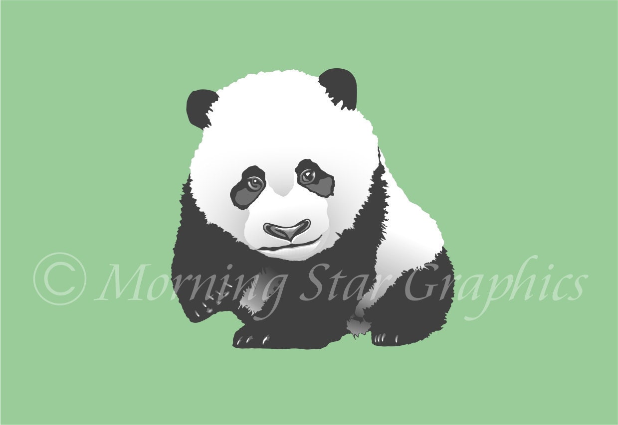 Keep Calm and LOVE PANDAS Print 8x10 (Bonsai featured--over 700 colors to choose from)