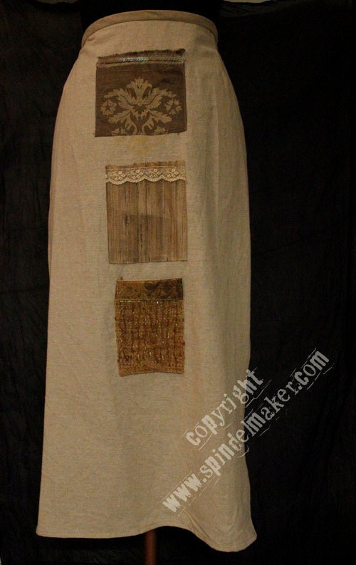 natural linen apron