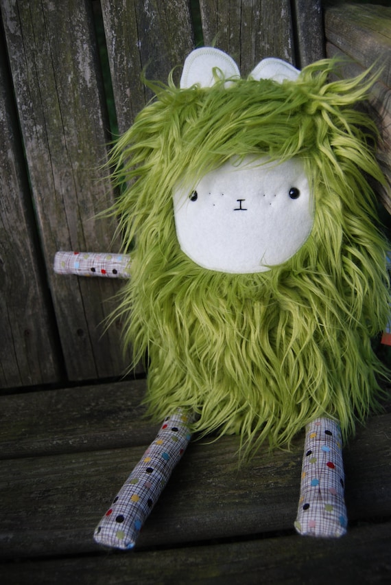 Plush Green Monster Lovable - Owen - Merry Monster