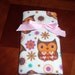 Swaddler Blanket - Brown Owls. LARGE